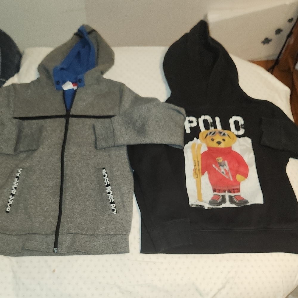 Bundle Of 2 Polo by Ralph Lauren & Boss Zip Hoodie sizr 10-12 Boys